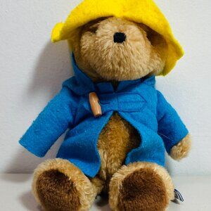 VNTG Paddington Bear 9.5" Plush 1981 Eden Toys Paddington &Co Ltd London England